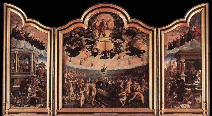 unknow artist The Last Judgment oil painting picture